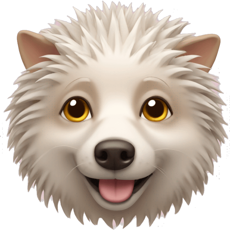 Hedgehog dog  emoji