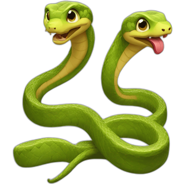 snake gossiping emoji