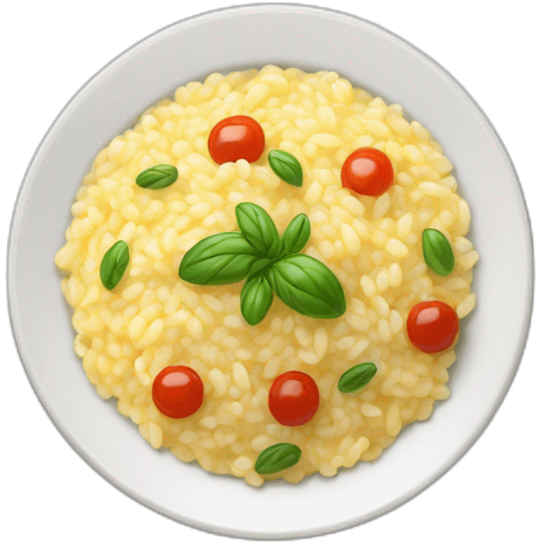 assiette risotto emoji