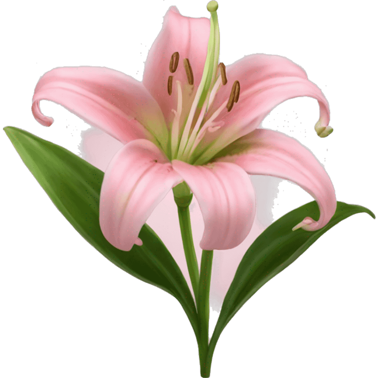 light pink lilium emoji