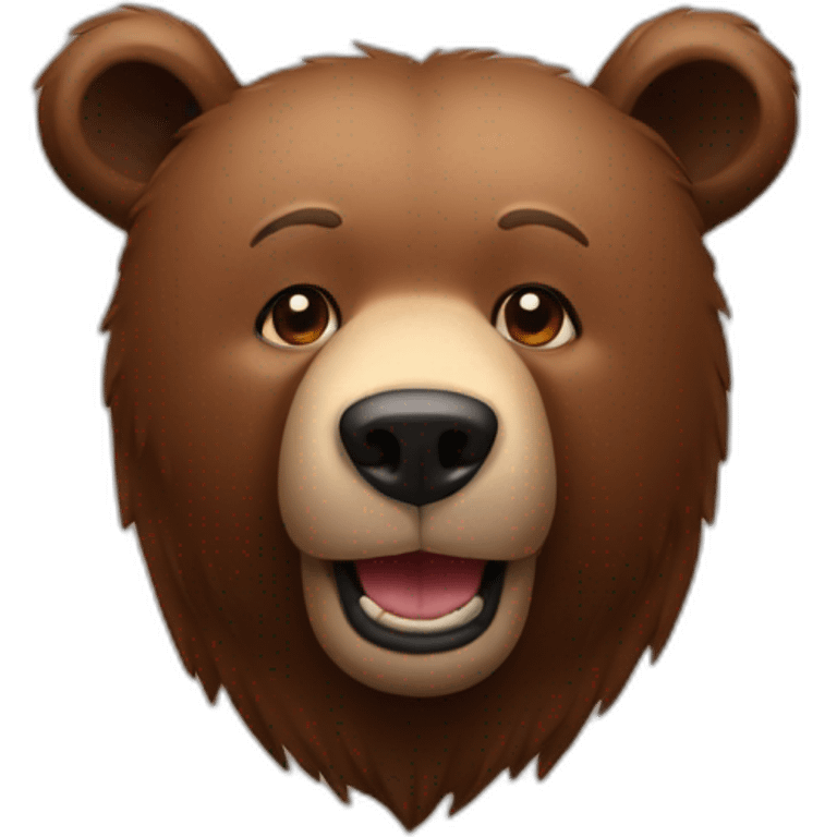 a brown bear with ps5 emoji