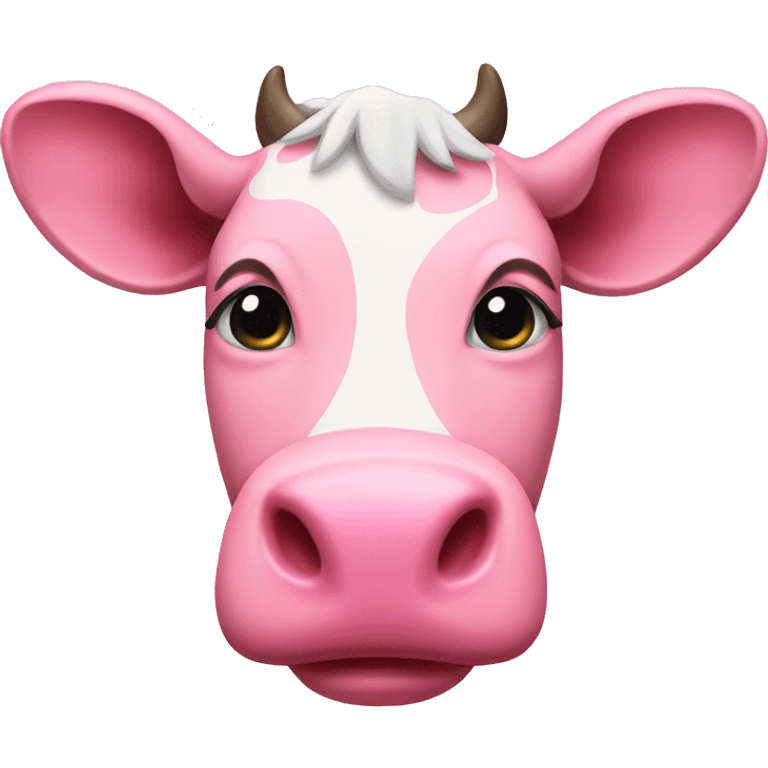 pink cow emoji