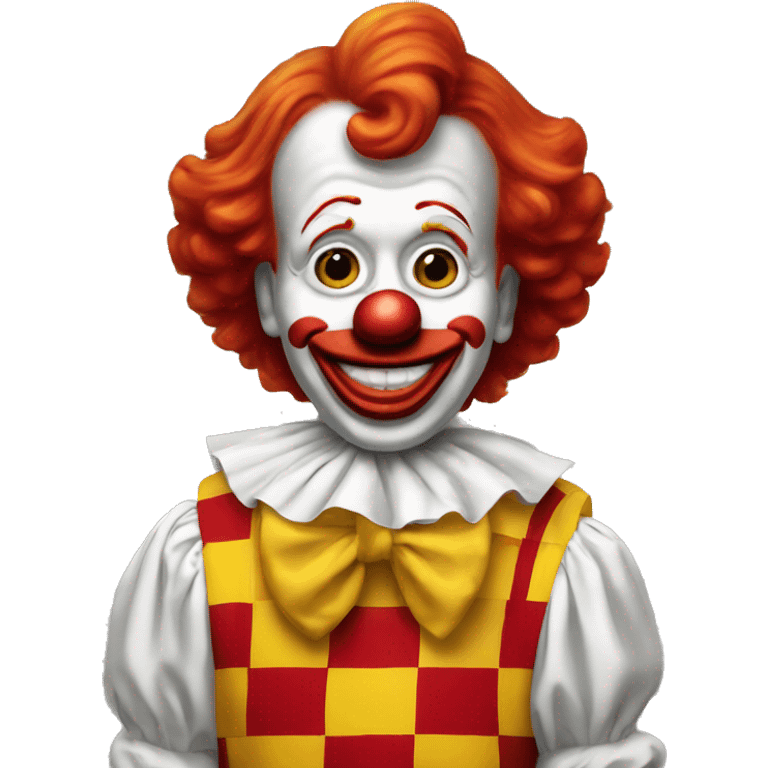 Ronald McDonald clown  emoji