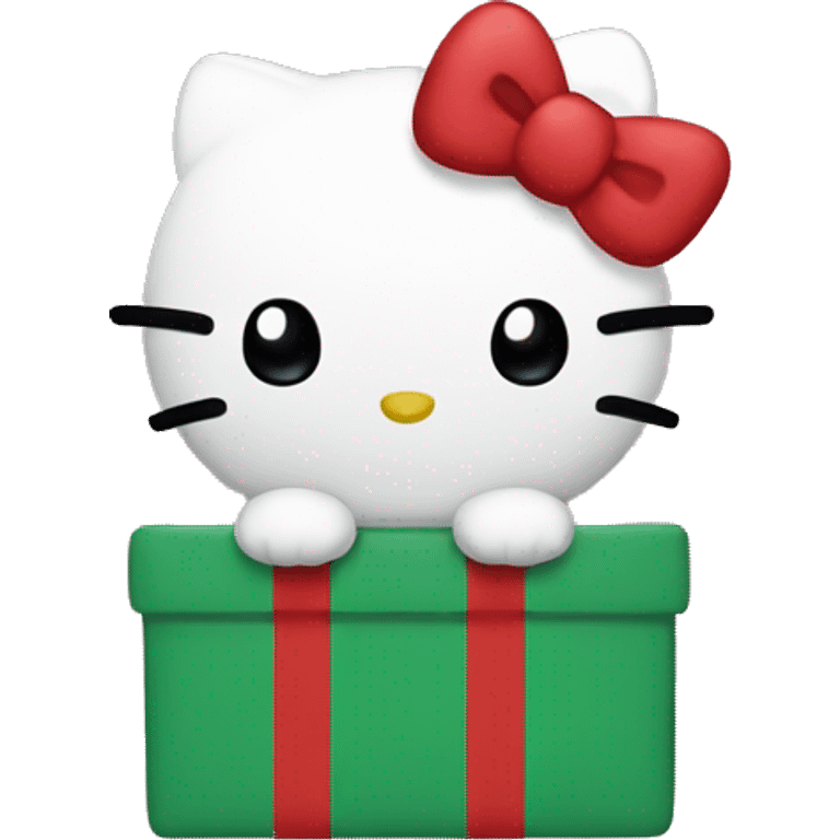 Hello kitty Christmas  emoji