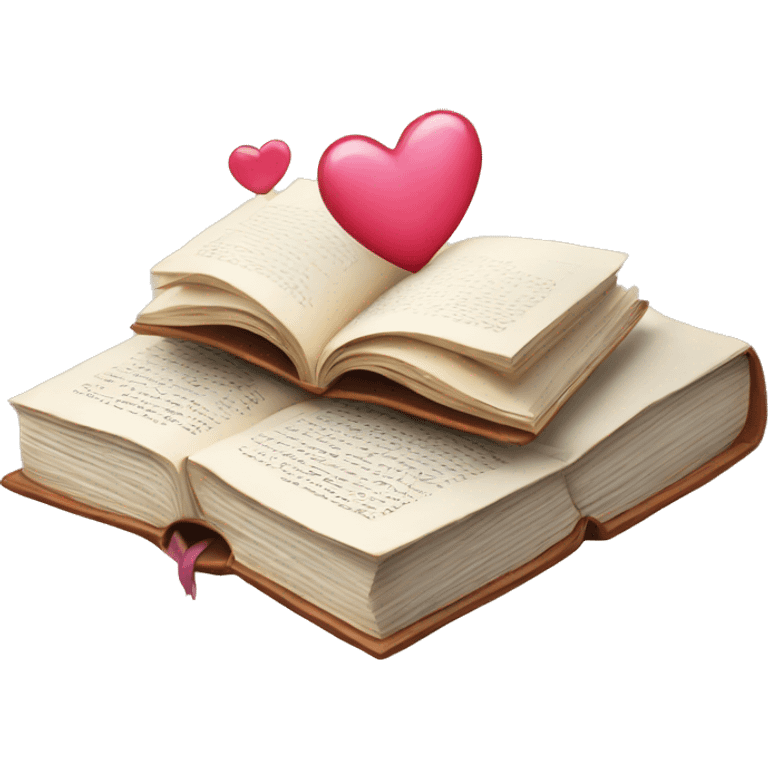 Book with hearts  emoji