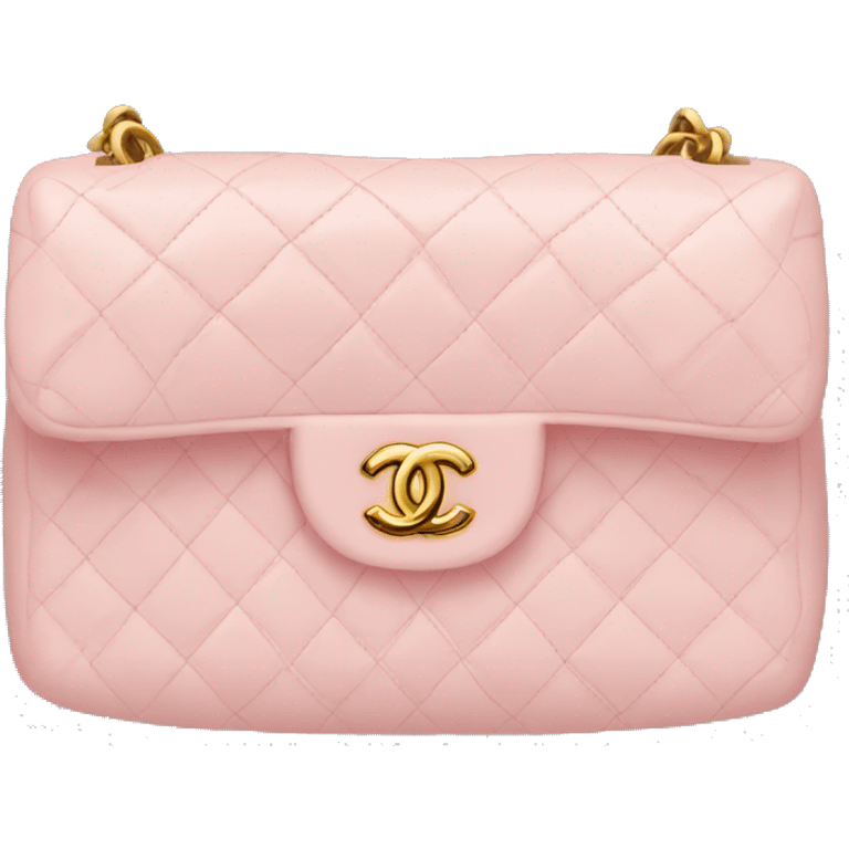 Create a light pink Chanel bag emoji