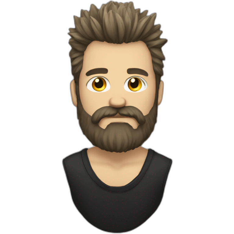 beardy punk emoji