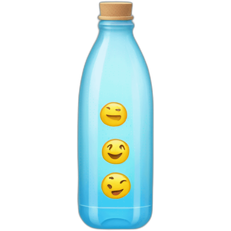 colorful watter bottle emoji