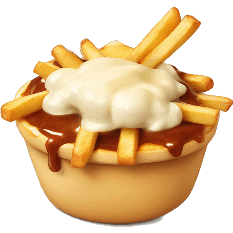 Poutine qui mange emoji