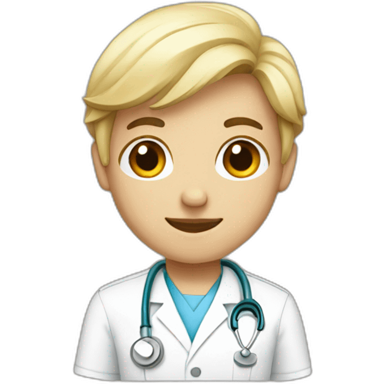 Nurse boy  emoji