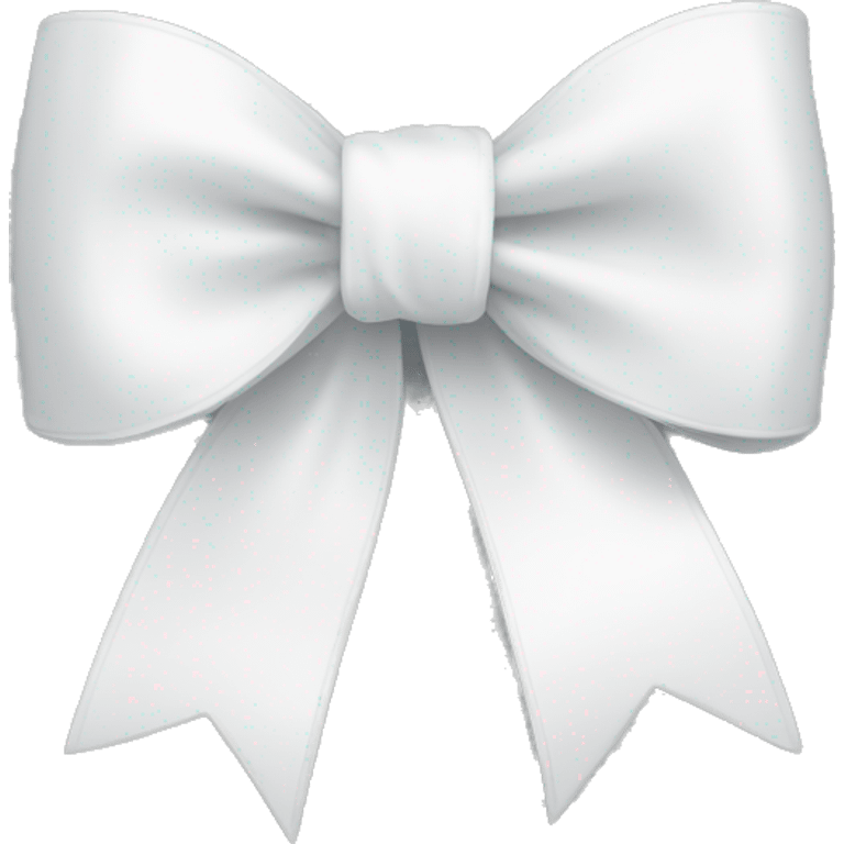 White ribbon bow emoji