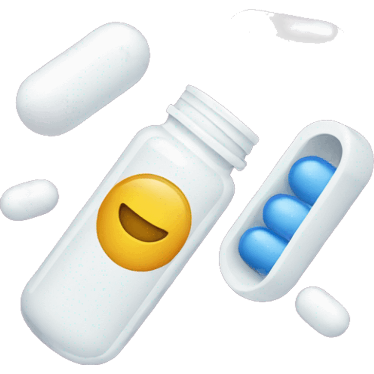 powder and pill supplements emoji