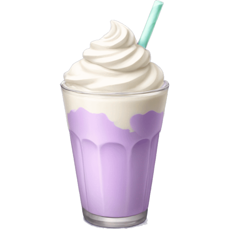 Lavender milkshake emoji