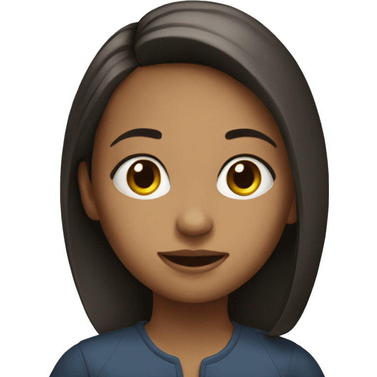 Girl with ipad emoji