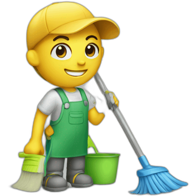 Cleaning emoji