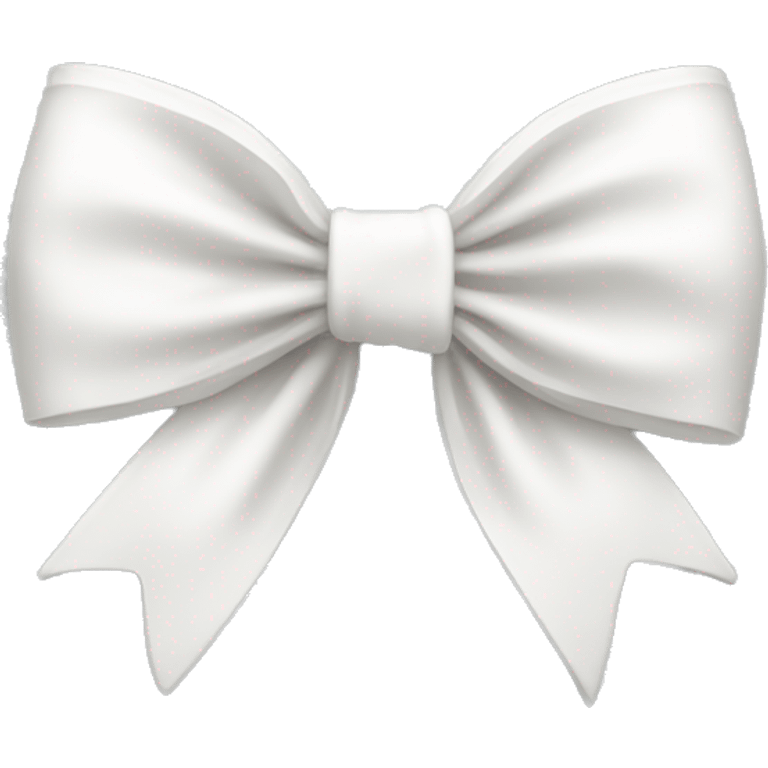 White bow emoji