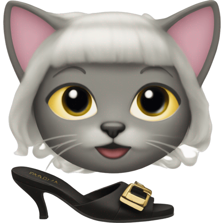 Prada kittenheel emoji