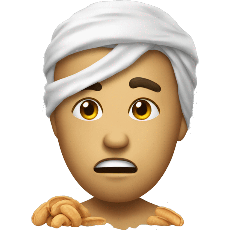 sick peanut emoji