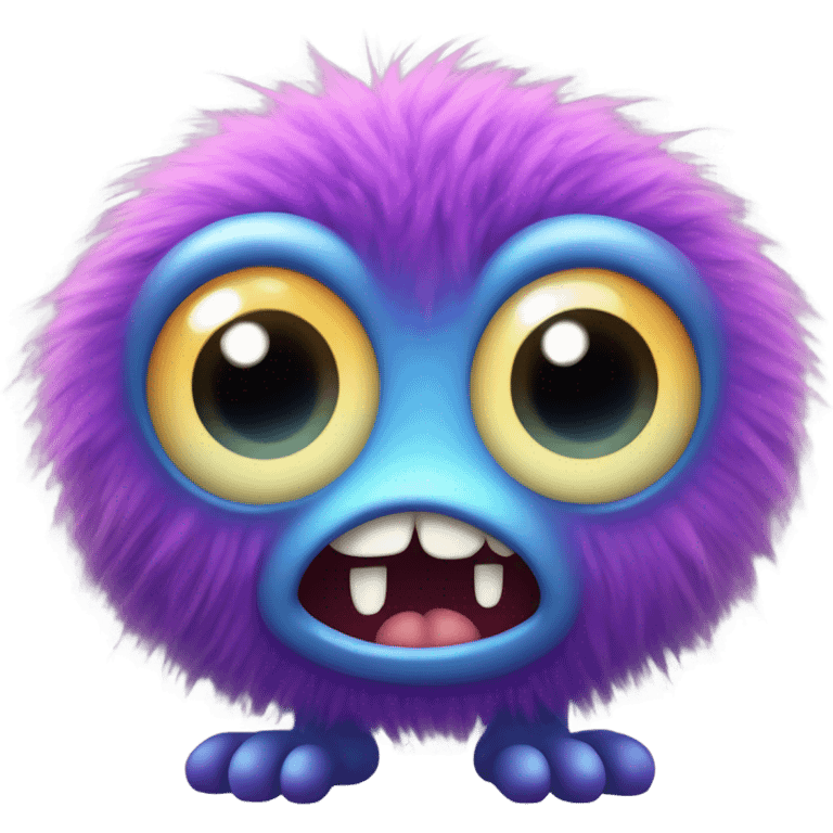 kind funny baby monster emoji