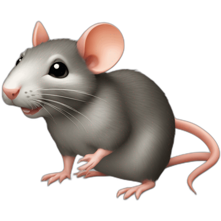 Rat sur carotte emoji