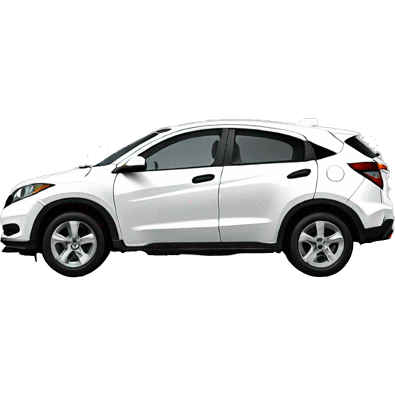 White Honda hrv  emoji