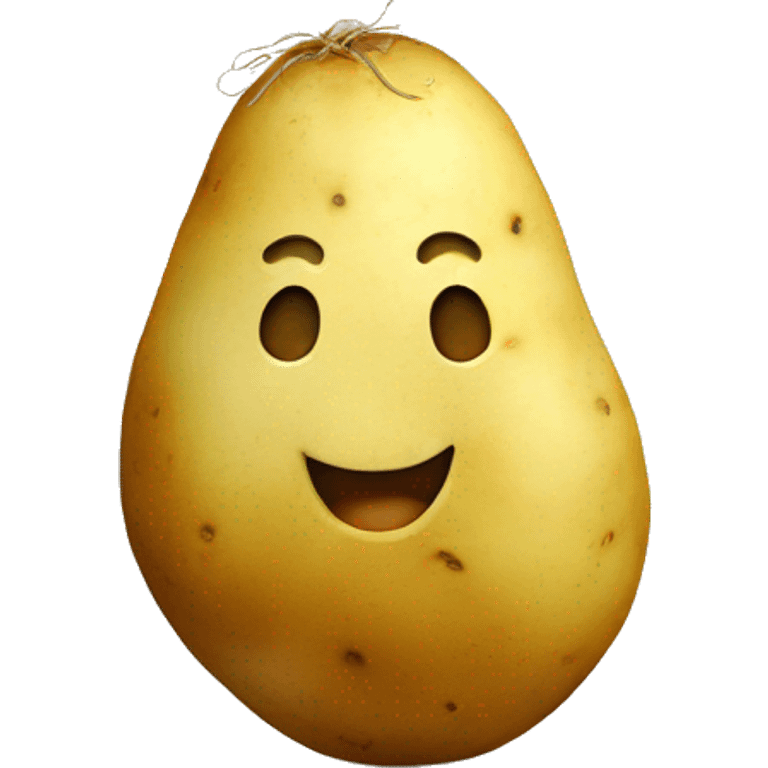 potato with smiley face  emoji