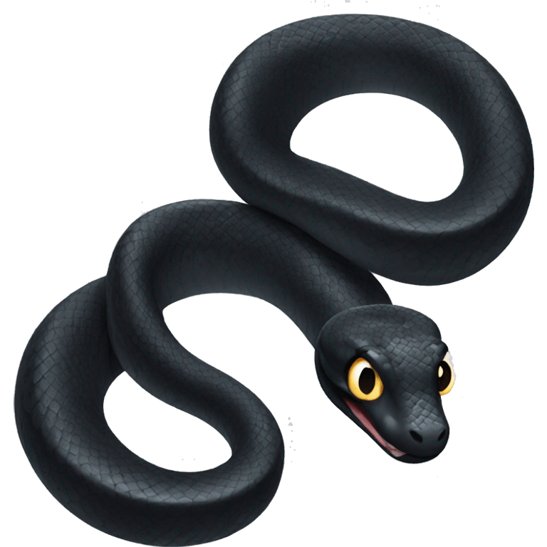 Black snake emoji