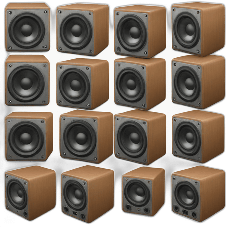 Vanatoo computer speakers emoji