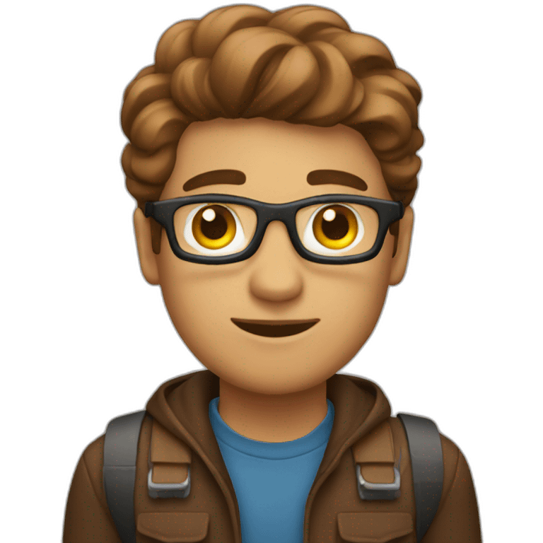 Brown Video Editor  emoji