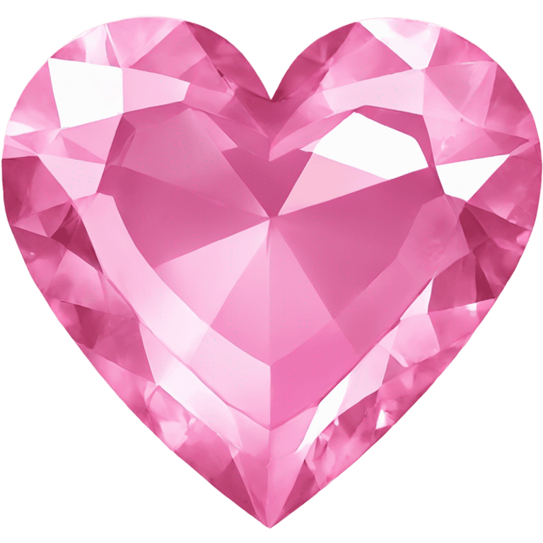 Pink diamond heart  emoji