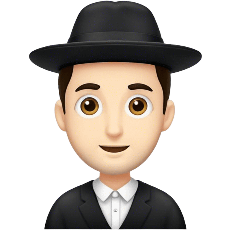 jewish guy with black hat emoji