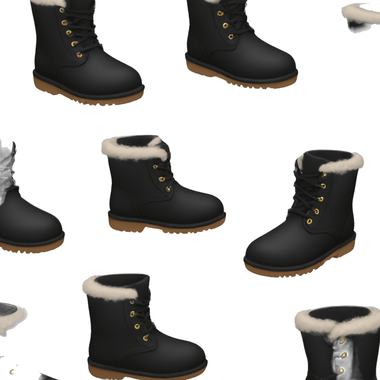 Black UGG boots emoji