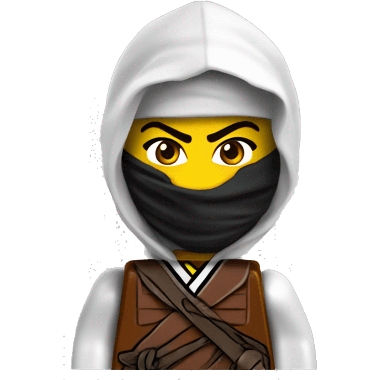 generate a normal emoji with a ninja mask from lego ninjago emoji