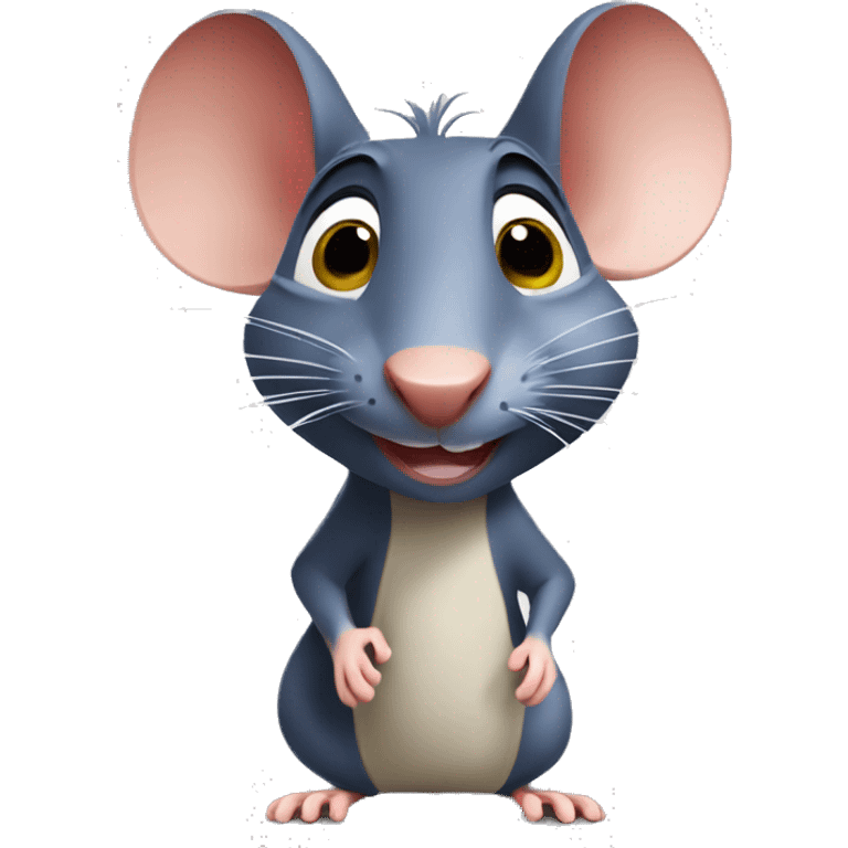 Ratatouille- remy- happy rat emoji