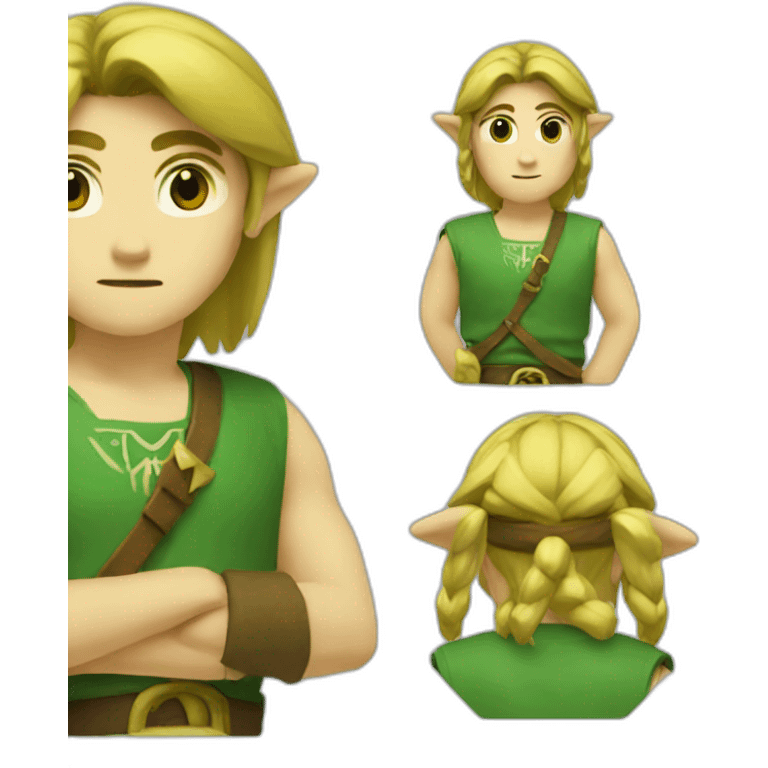 Link from Zelda emoji