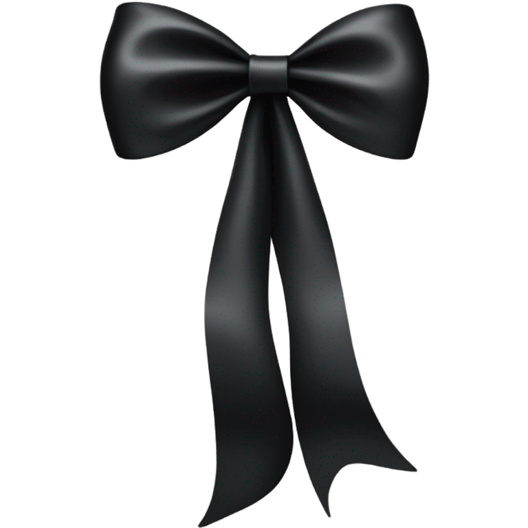 Black bow  emoji