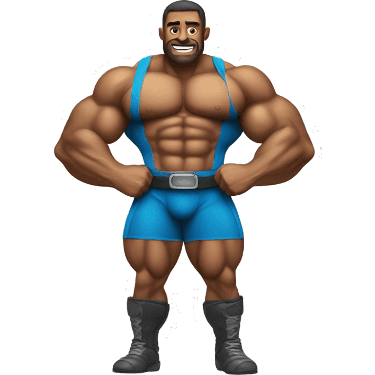 Tartarga bodybuilder emoji