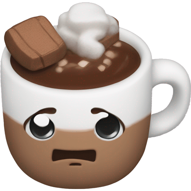 Hot chocolate plushie emoji