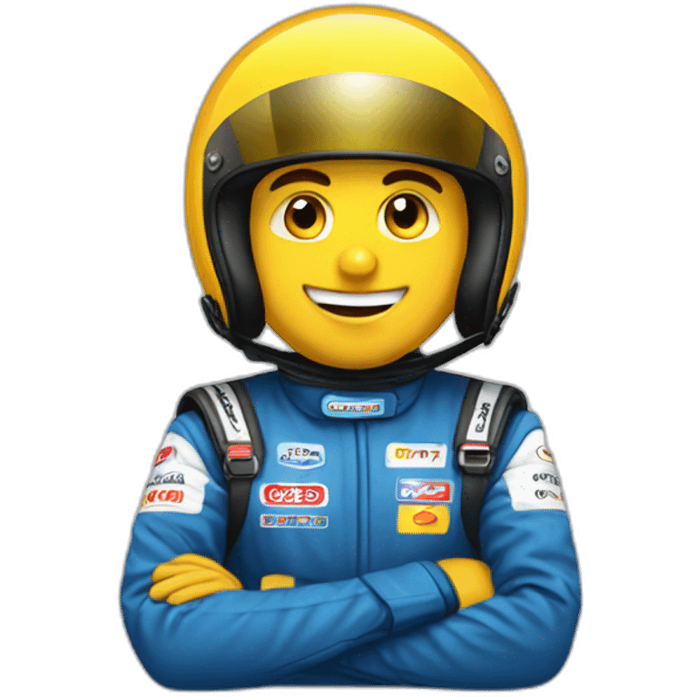 Karting avec pilote emoji