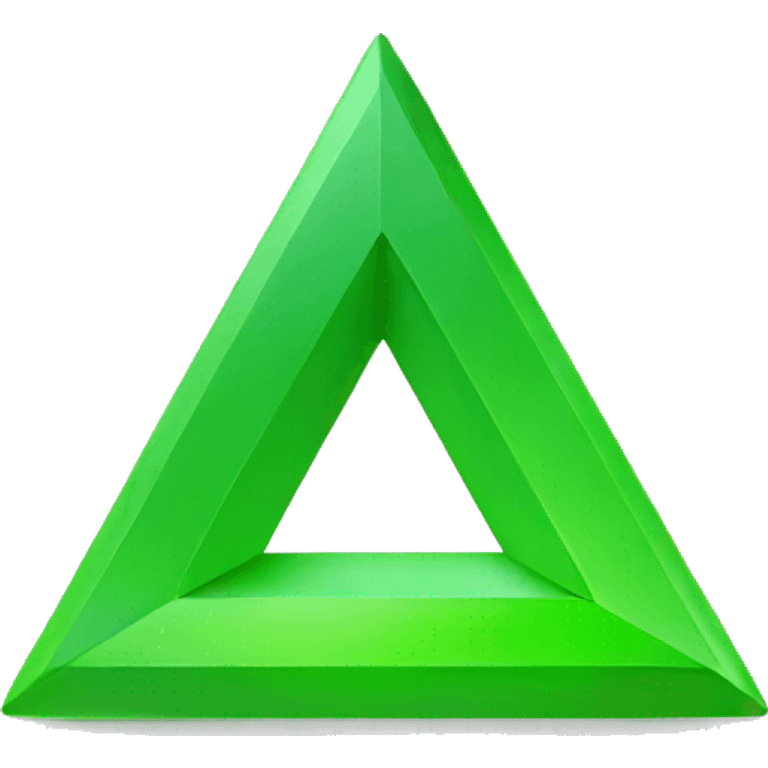 green triangle for kpis emoji