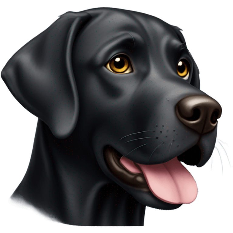 Black Labrador  emoji