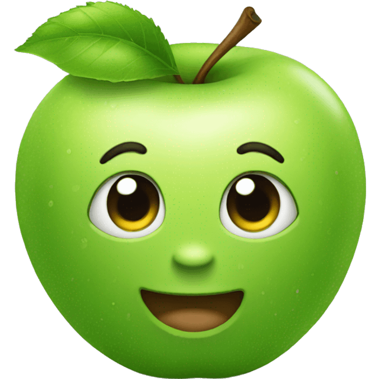 GREEN APPLE emoji