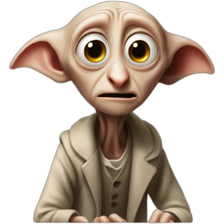 dobby stressed work emoji