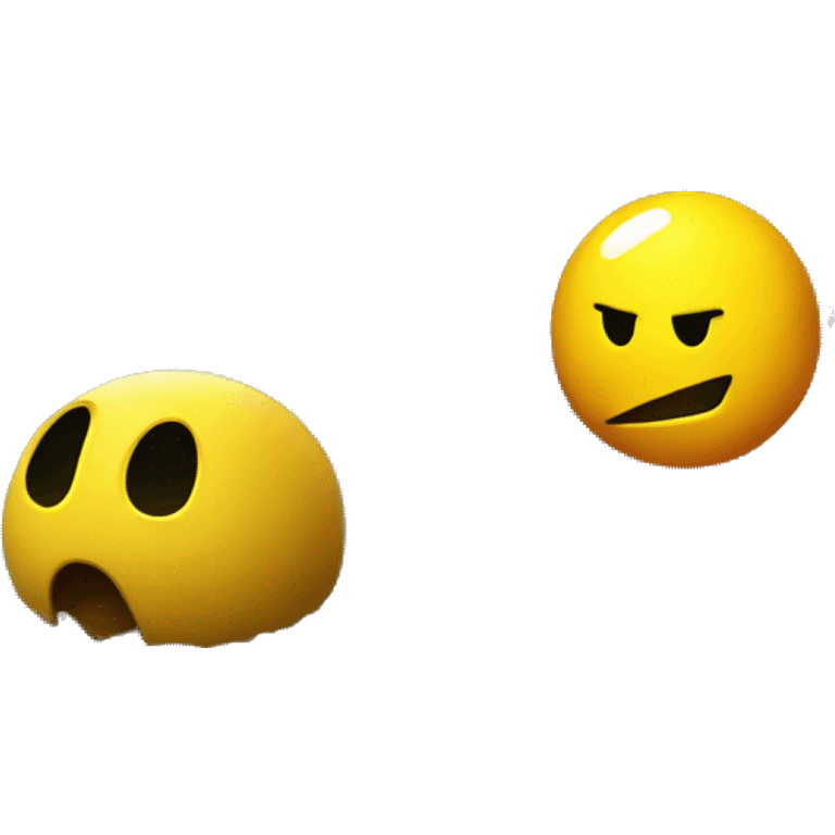 Pacman and haunted house emoji