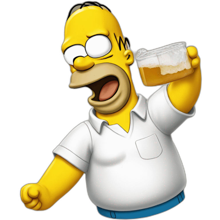 Homer Simpson Happy emoji