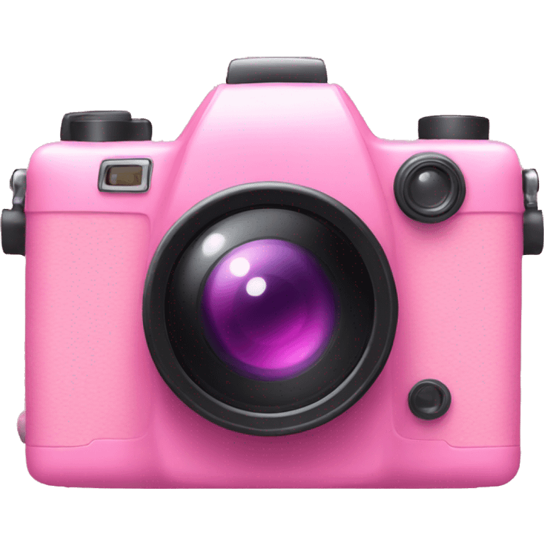 Pink camera  emoji