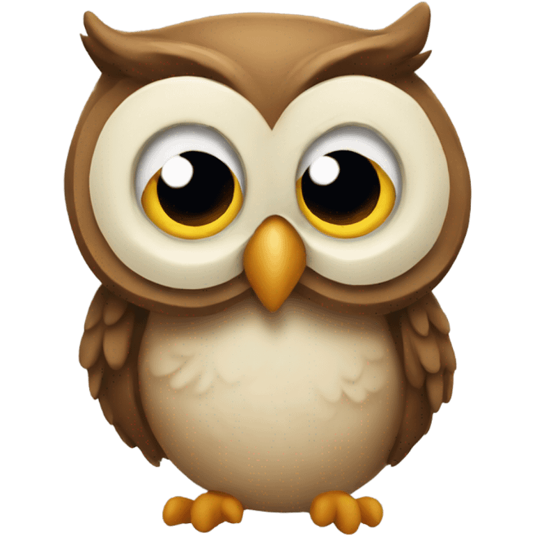 Book owl emoji