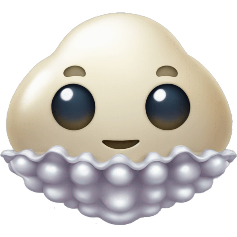 Clam with pearl emoji