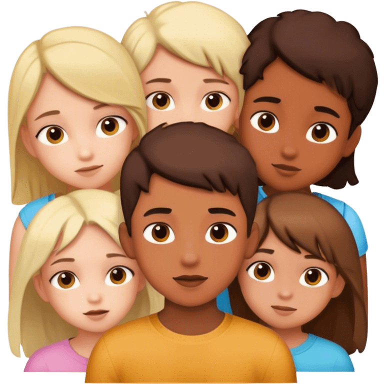 Boy surrounded by girls  emoji