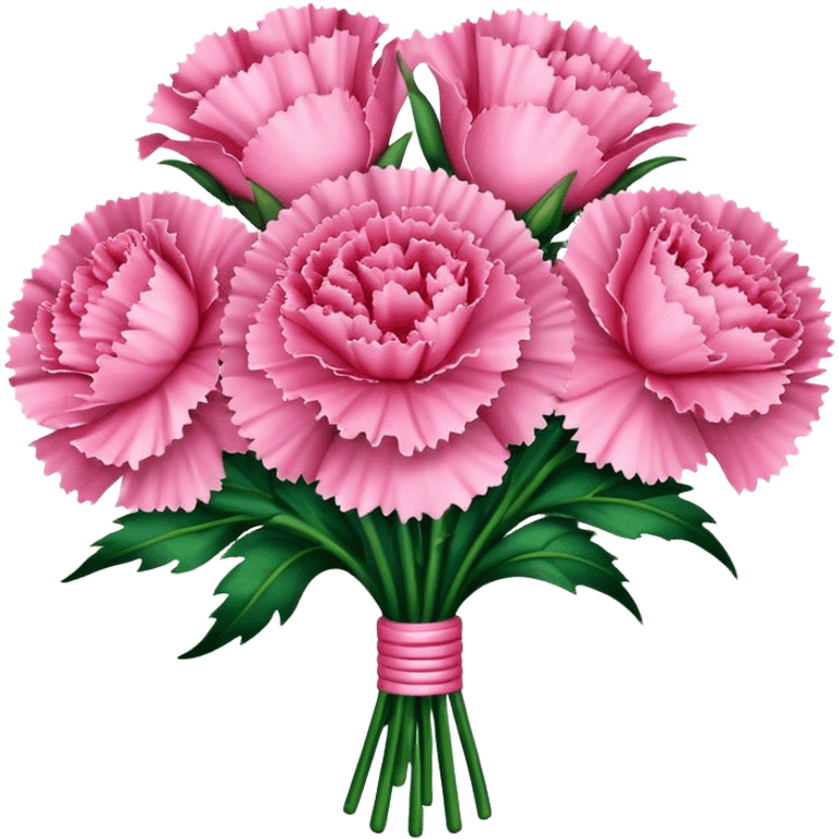 carnations bouquet emoji